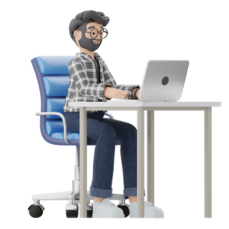 Working Man  3D Icon
