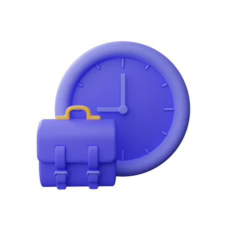 Working Time Download This Item Now 3D Icon