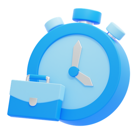 Working Time  3D Icon