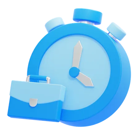 Working Time  3D Icon