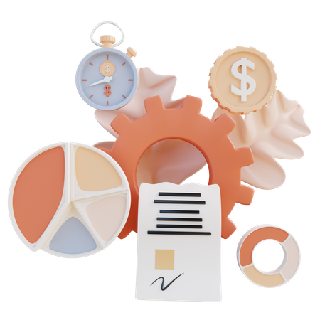 Working Time  3D Icon