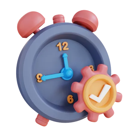 Working Time 3D Icon