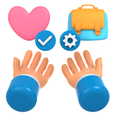 Worklife Balance  3D Icon