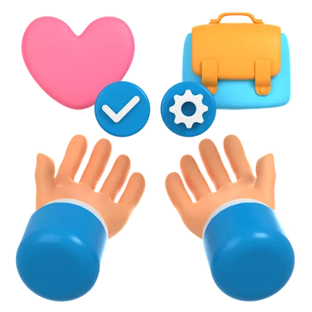 Worklife Balance  3D Icon