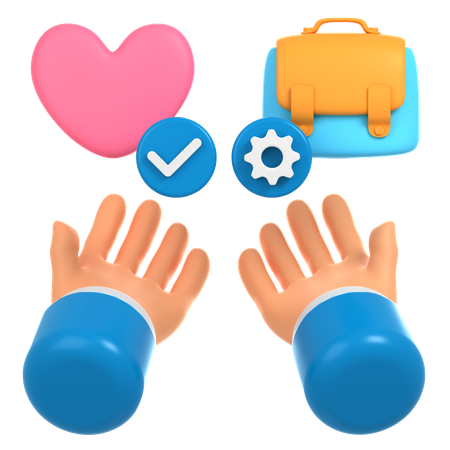 Worklife Balance  3D Icon