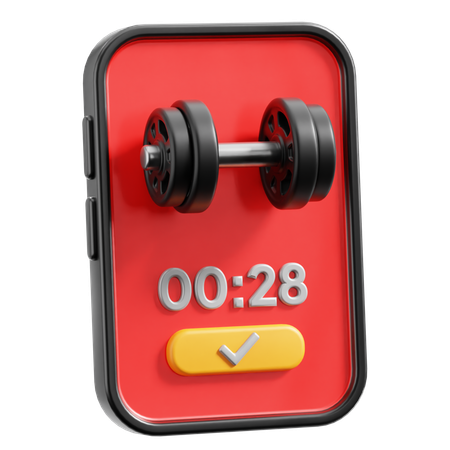 Workout App  3D Icon