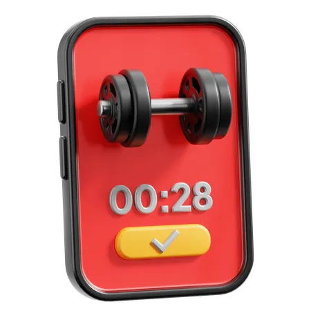 Workout App  3D Icon