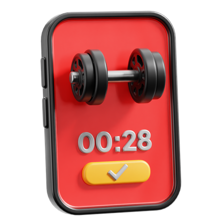 Workout App  3D Icon