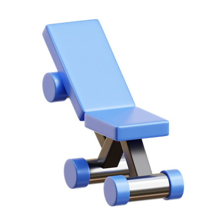 Workout bench  3D Icon