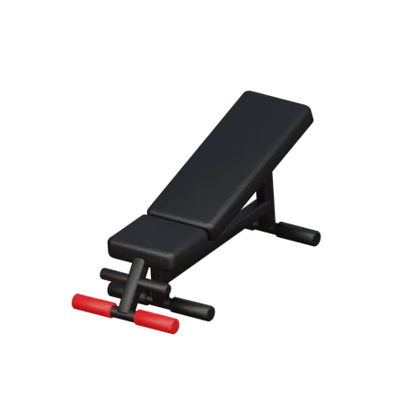 Workout Bench 3 D Icon 3D Icon