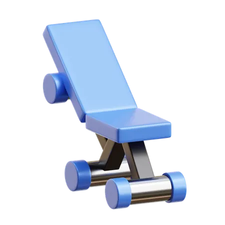 Workout bench  3D Icon