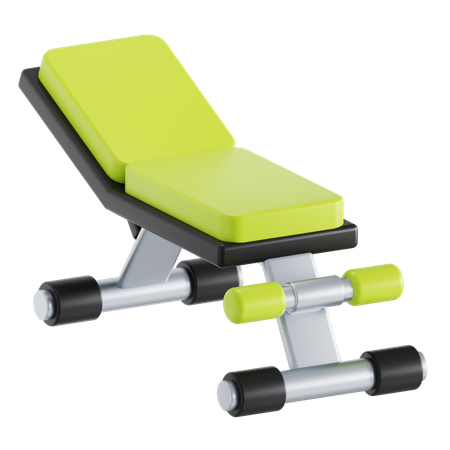 Workout bench  3D Icon