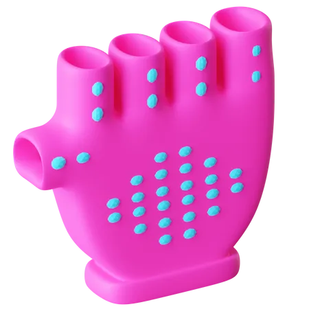 Workout Gloves  3D Icon