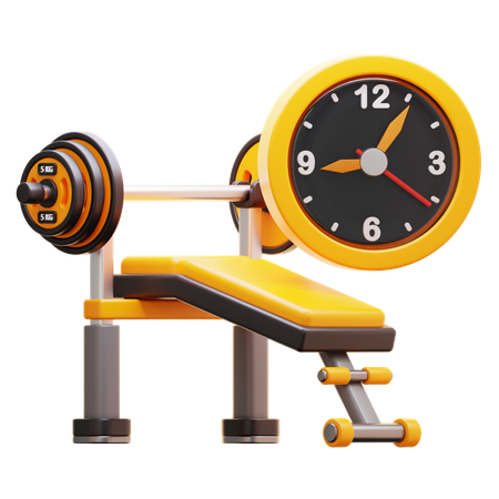 WORKOUT TIME  3D Icon