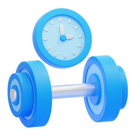 Workout Time  3D Icon