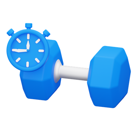 Workout Time  3D Icon