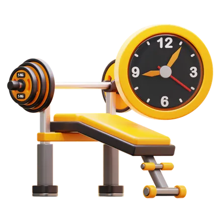 WORKOUT TIME  3D Icon