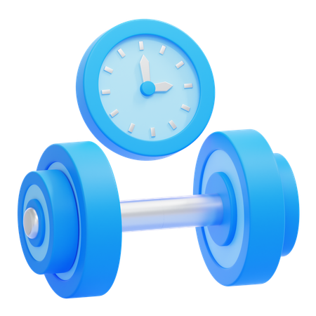 Workout Time  3D Icon