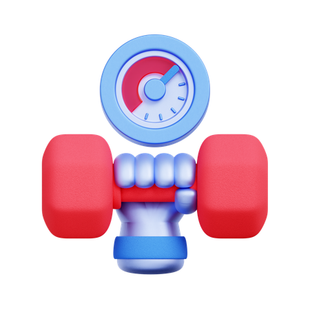 トレーニング時間の追跡  3D Icon