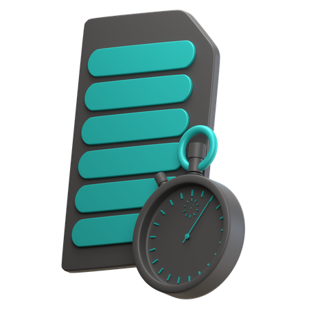 Workout Timer  3D Icon