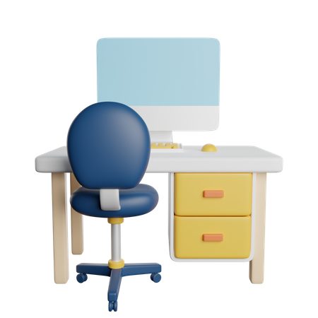 Workplace 3D Icon
