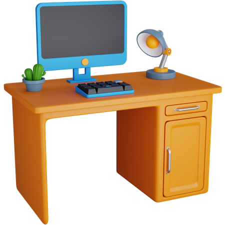 Workplace  3D Icon