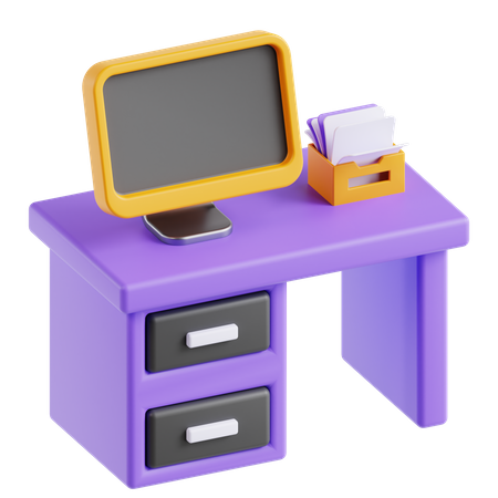 Workplace  3D Icon
