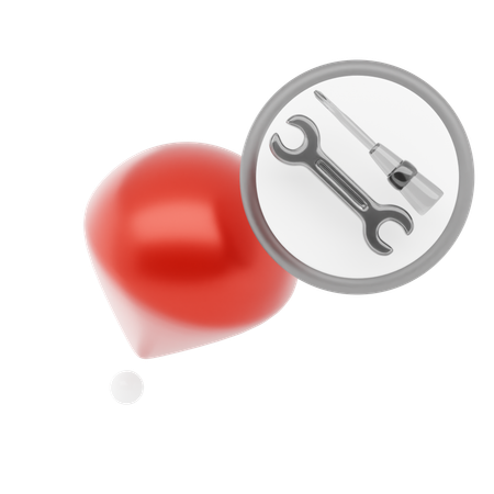 Workshop Pin  3D Icon
