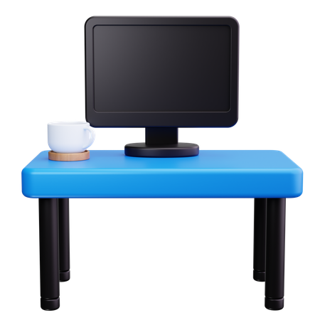 Workstation  3D Icon