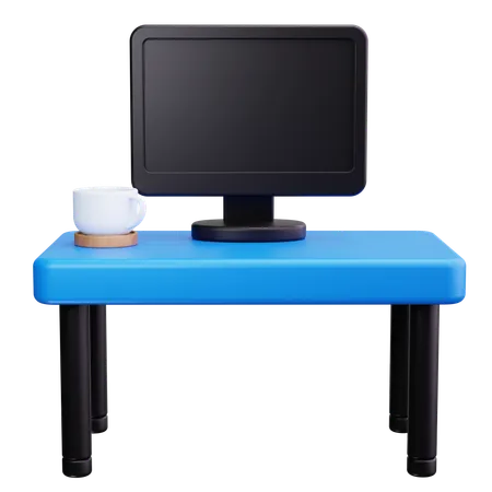 Workstation  3D Icon