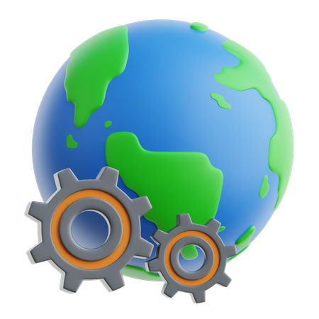 World  3D Icon