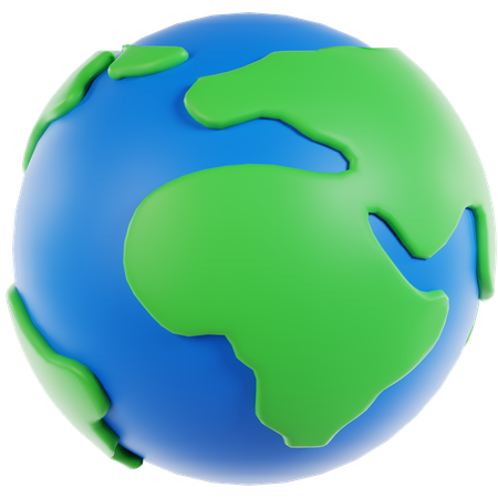 World  3D Icon