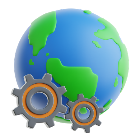 World  3D Icon