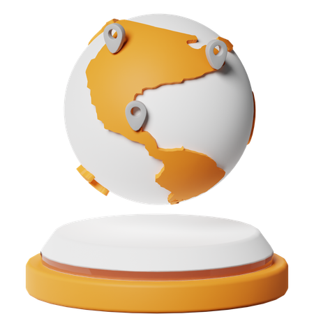 World  3D Icon