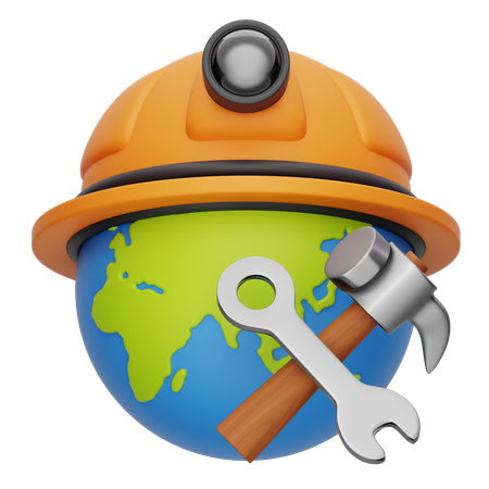 World  3D Icon