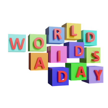 World Aids Day  3D Illustration