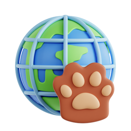 World Animal Day  3D Icon