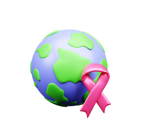 World Cancer Day  3D Icon