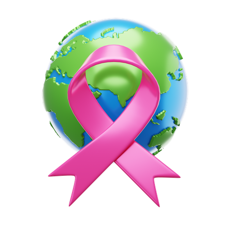 World cancer day  3D Icon