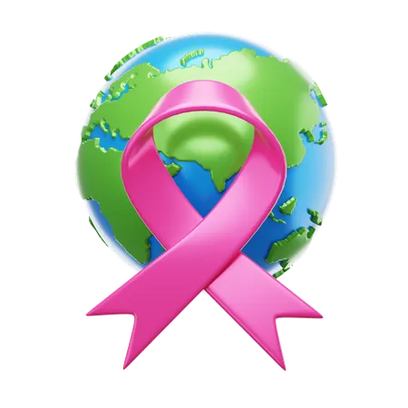 World cancer day  3D Icon