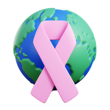 World cancer day  3D Icon