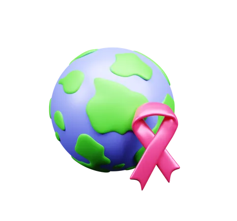 World Cancer Day  3D Icon