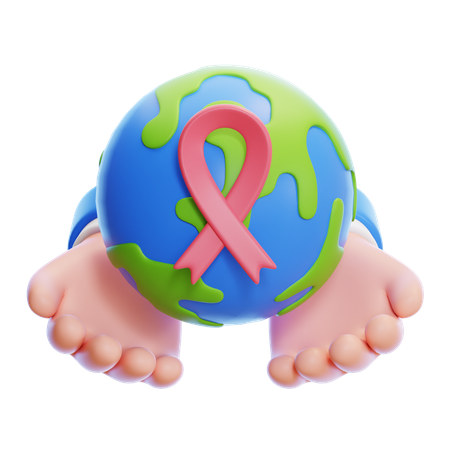 World Cancer Day  3D Icon