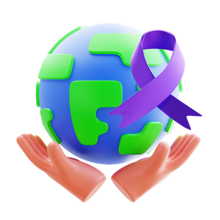 World Cancer Day  3D Icon