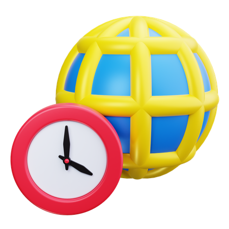 World Clock  3D Icon