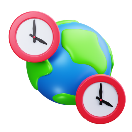 World Clock  3D Icon