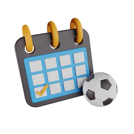 World Cup Calendar 3D Icon