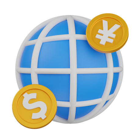 World Currency  3D Icon