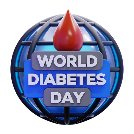 World Diabetes Day  3D Icon