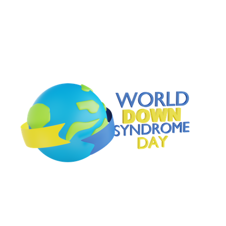 World Down Syndrome Day  3D Illustration